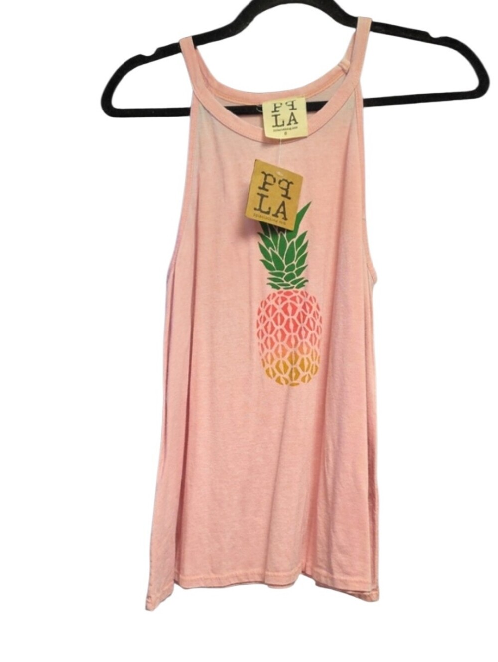 PPLA Pink Pineapple Graphic Tank Top